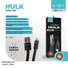 GENERICO - Cable usb tipo C para todos los modelos - Xaea Hulk