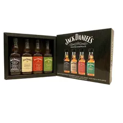 JACK DANIELS - Colección 4 miniaturas whisky Tennesse 50ml