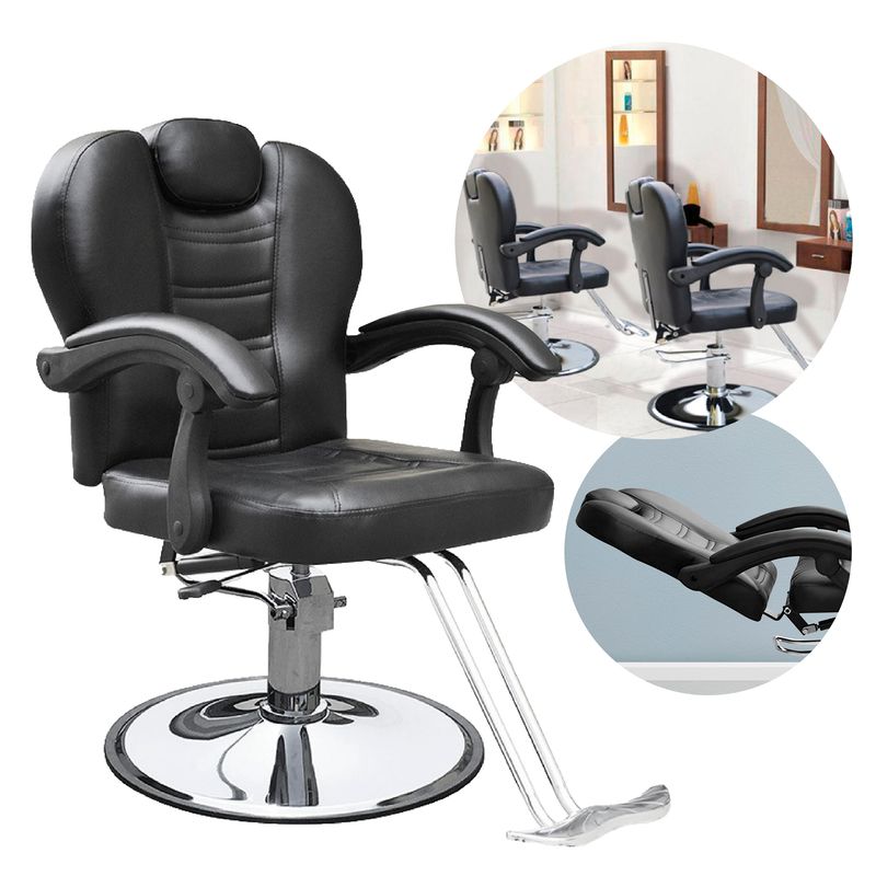 GENERICO - Sillón Barbero Hidráulico Reclinable Peluquería Estética