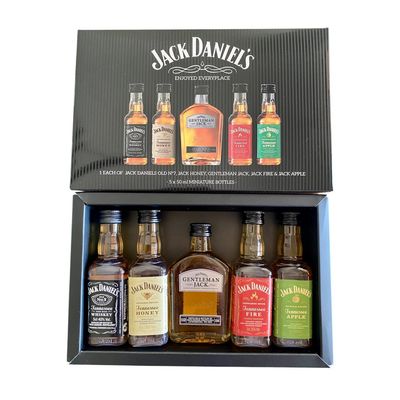 Imagen 2 del producto Colección 5 miniaturas Whisky Tennesse 50ml