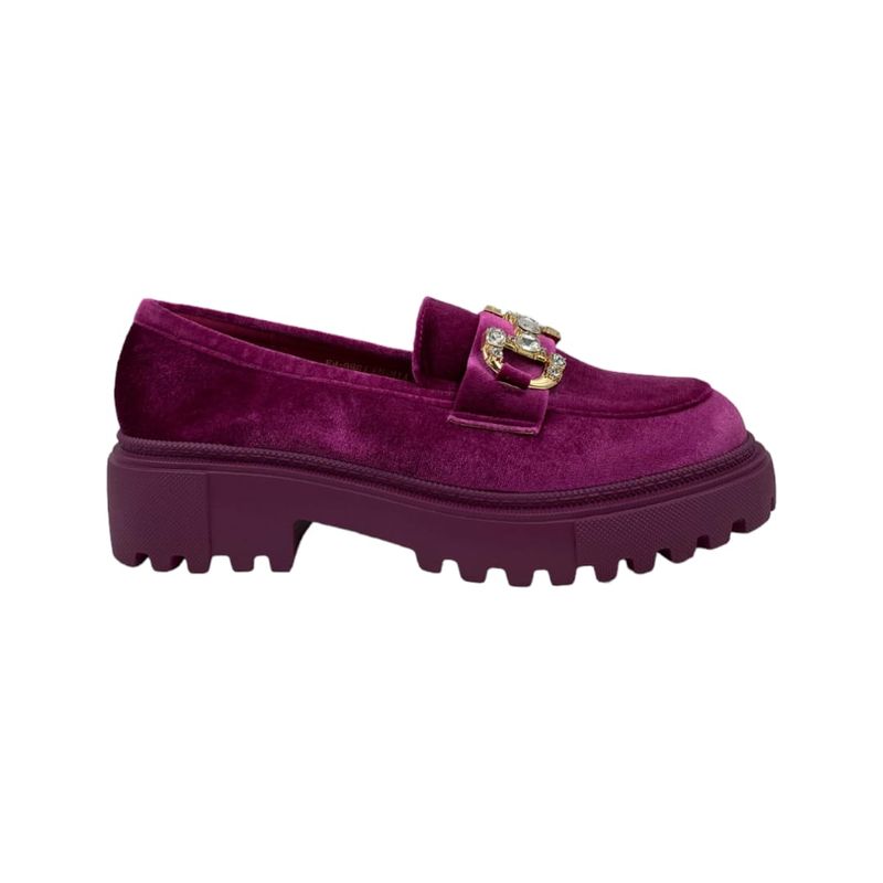 HERIEL - Mocasín Terciopelo Plataforma Colores