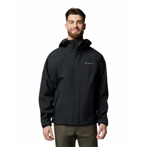 COLUMBIA - Cortaviento imperm Hombre Earth Explorer Negro