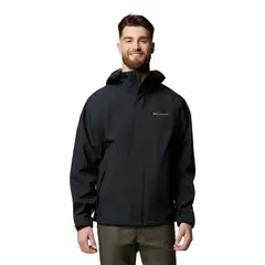 COLUMBIA - Cortaviento imperm Hombre Earth Explorer Negro