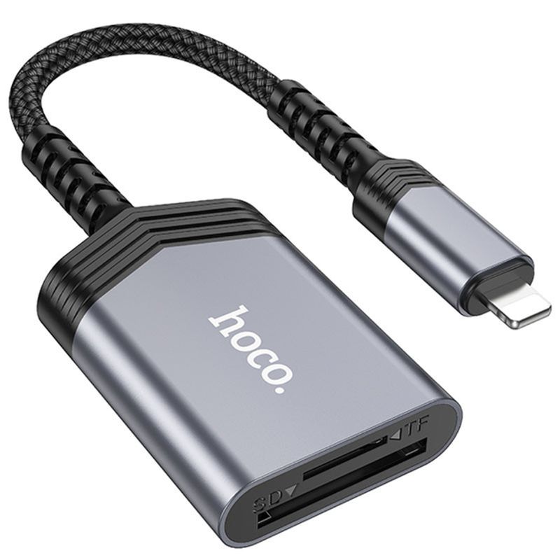HOCO - Lector de tarjetas para Iphone 11 - 14 series Lightning UA25