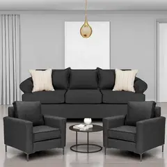 SITIAL HOME - Juego de Living 311 Santelmo Marengo sofa resortes + 2 poltronas
