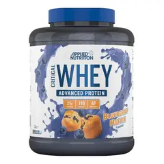 APPLIED NUTRITION - Critical Whey 5Lb 67 Servicios. BLUEBERRY MUFFIN.