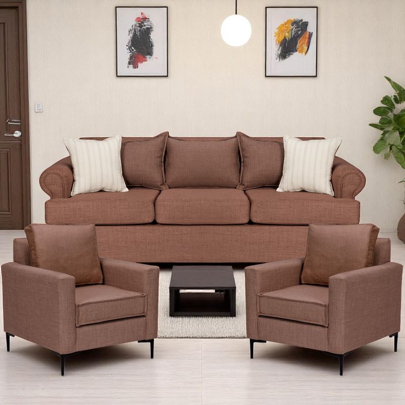 SITIAL HOME - Living 311 Santelmo  Cafe sofa 3 cuerpos + 2 poltronas resortes