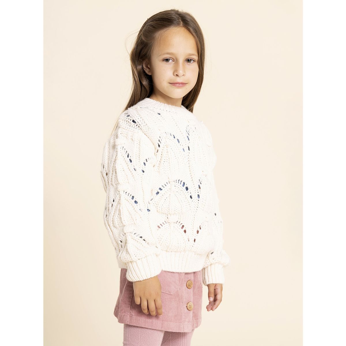 HUSH PUPPIES - Chaleco Lucia Niña Blanco HUSH PUPPIES