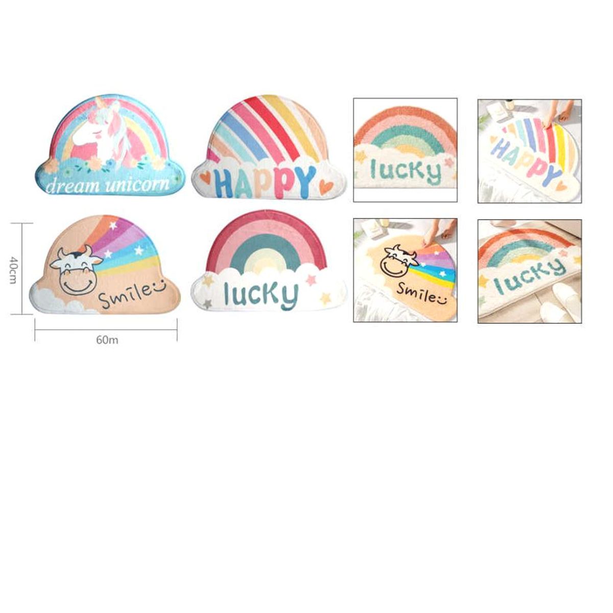 GENERICO - Alfombra de Baño 40x60cm