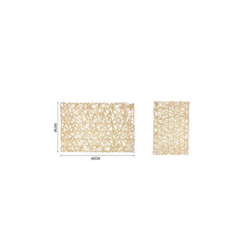 GENERICO - MANTEL INDIVIDUAL RECTANGULAR TEJIDO 45X30CM