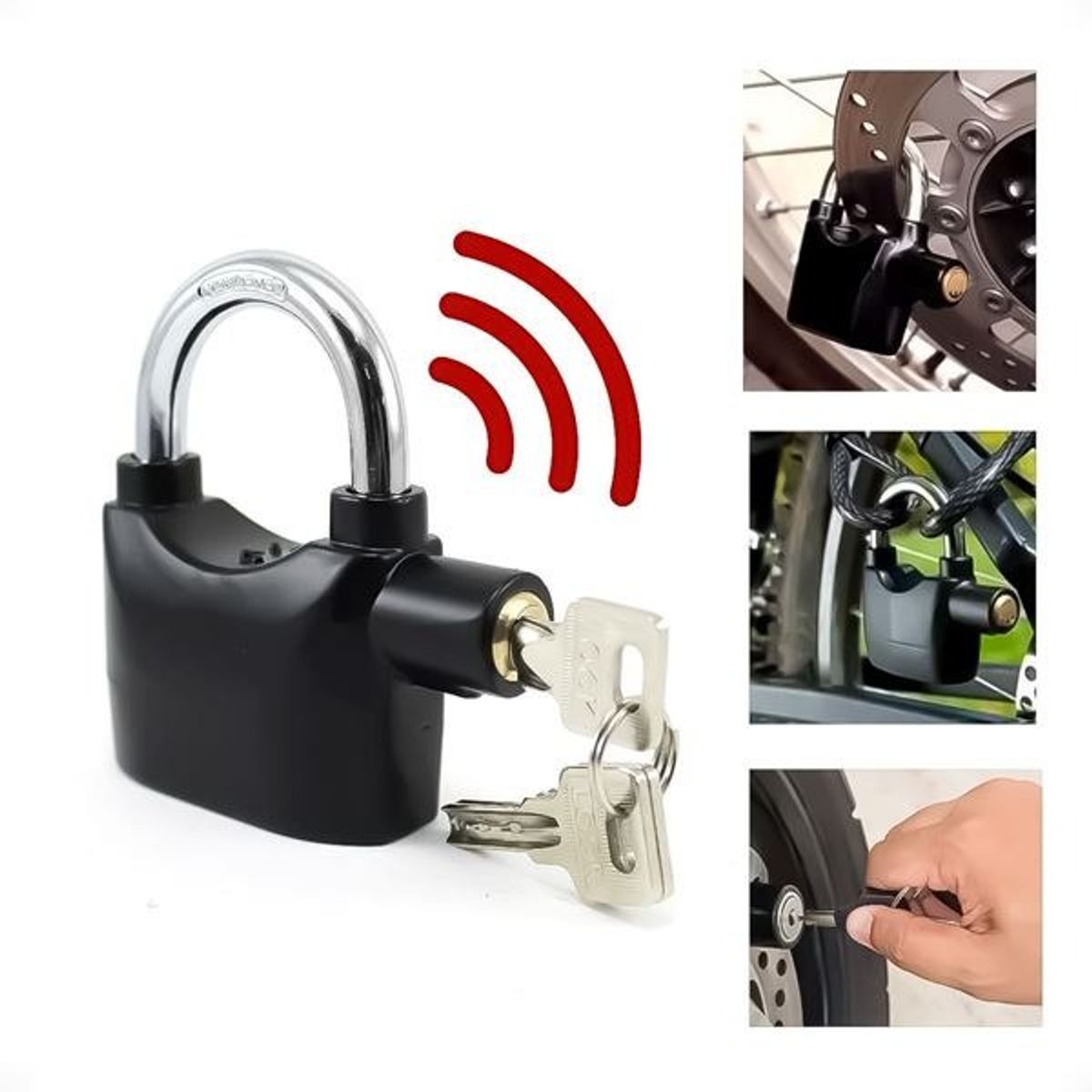 MOVI - Candado Antirrobo con Alarma