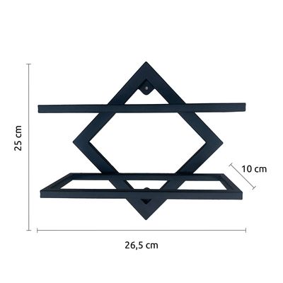 Imagen 2 del producto Repisa De Pared Para Vinos Tipo Cava De Hierro