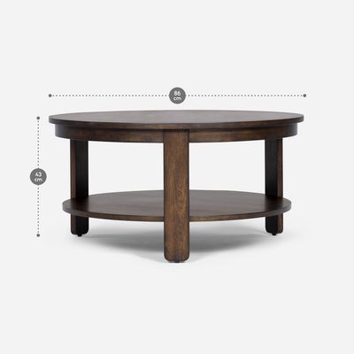 Imagen 2 del producto Mesa de Centro Kavi 86 x 86 cm Marrón