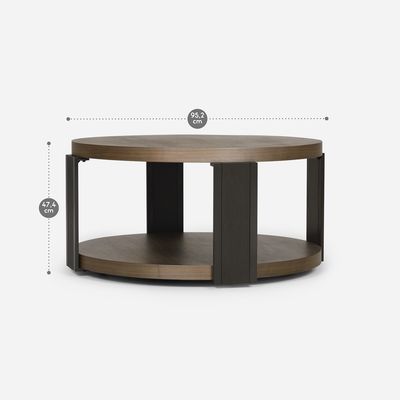 Imagen 2 del producto Mesa de Centro Koli 95,2 x 47,4 cm Marrón