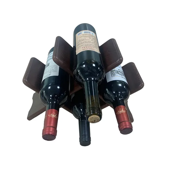 REBAJAS - Soporte De Madera Para Mesa Tipo Cava Botellas Vino Rebajas