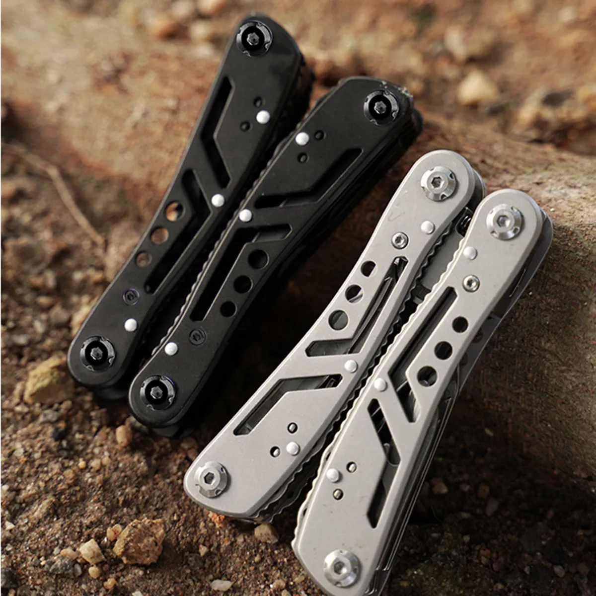 GENERICO - Alicates 24 En 1 Para Al Aire Libre Y Reparaciones-Plata