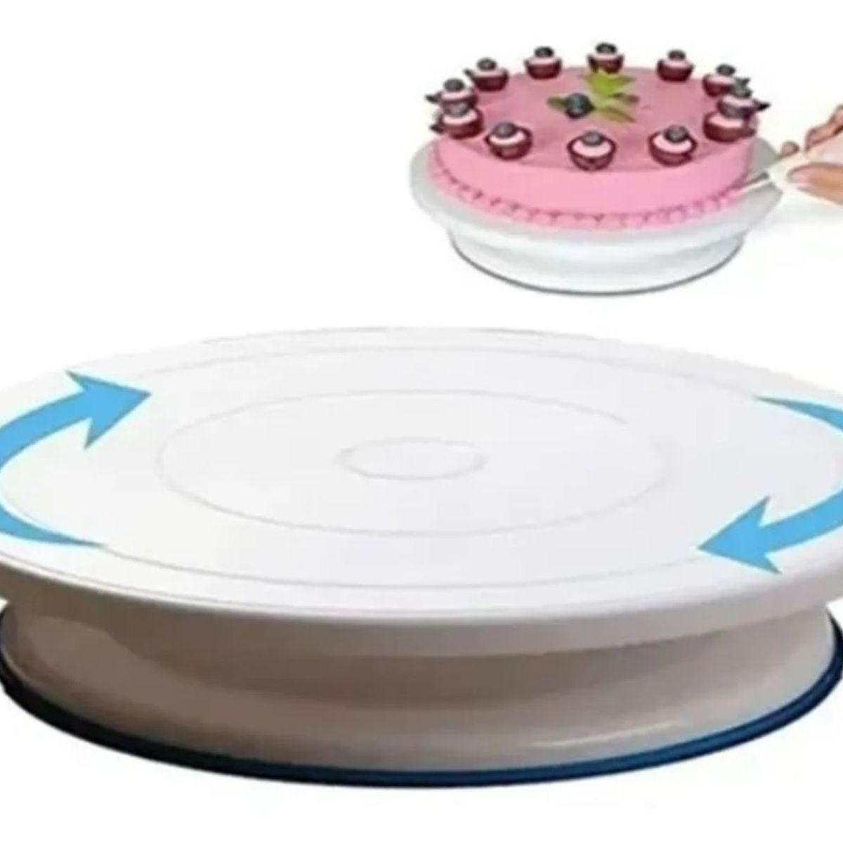 GENERICO - Plato Base Giratoria Para Diseñar Torta 28 Cm De Diametro