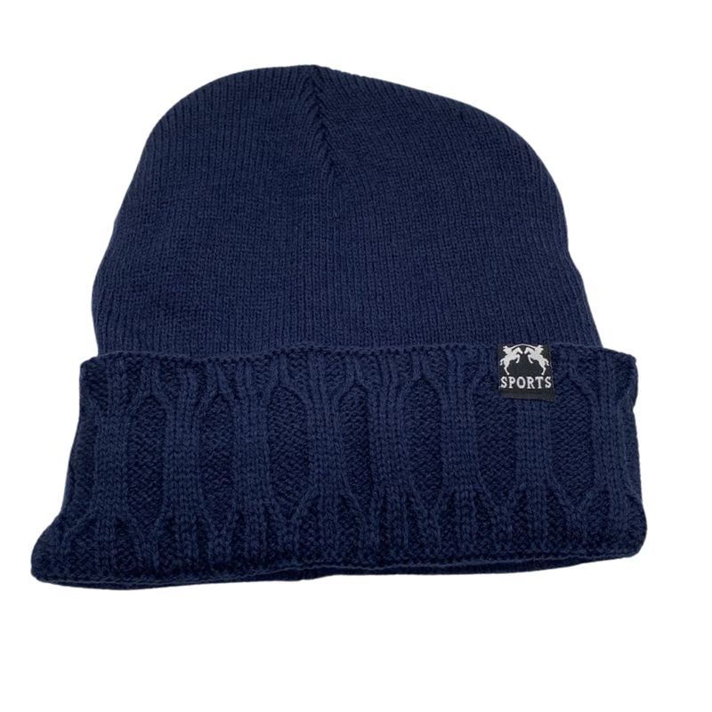 EKOL TACTICA MILITAR - Gorro Beanie Con Doblez Y Tejido Unicolor Forro Chiporro