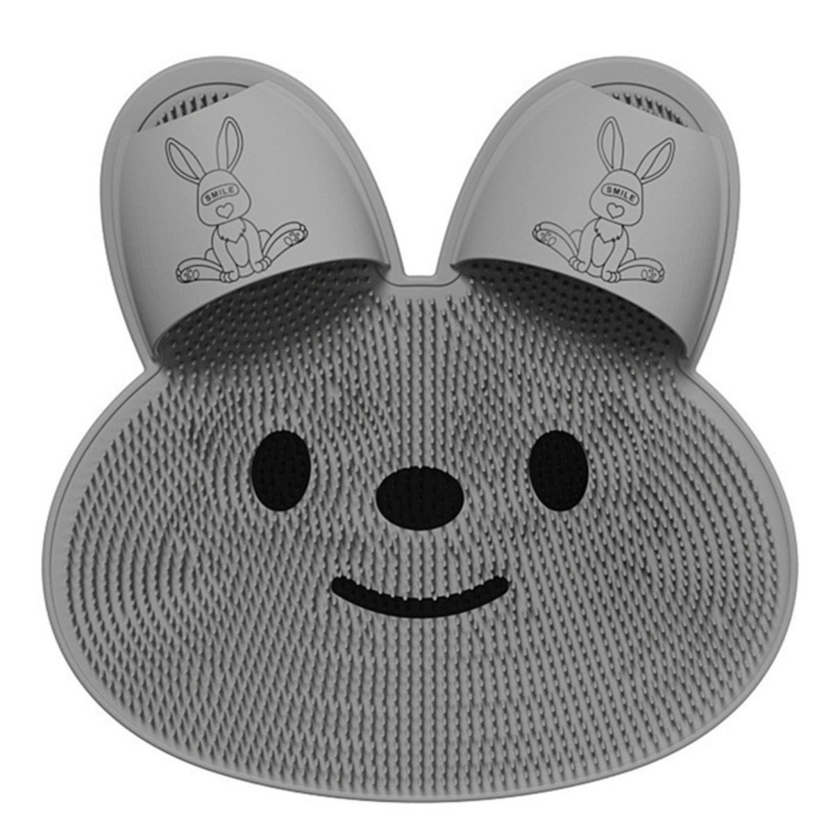 GENERICO - Alfombra de Silicona para Pies Exfoliante de Piel Muerta Gris.-