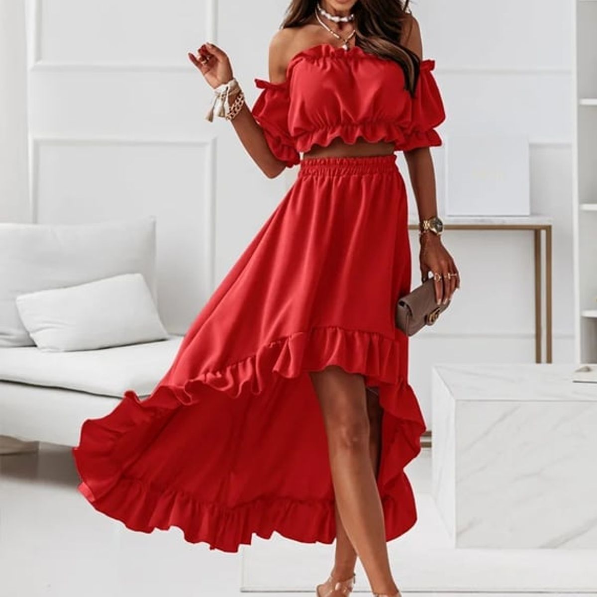 TIOZONEY - Vestido Largo Mujer