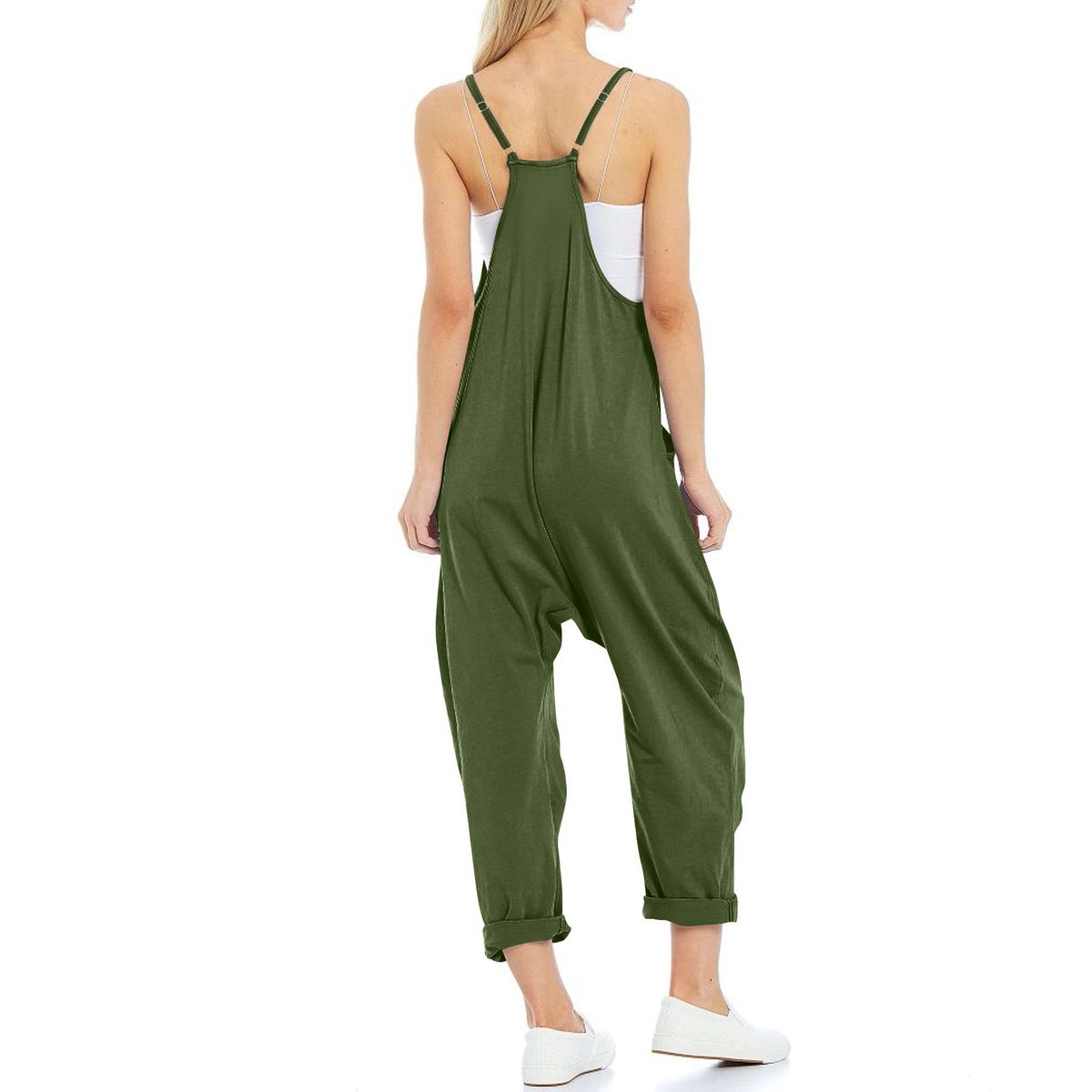 TIOZONEY - Mono Ancho con Tiras para Mujer