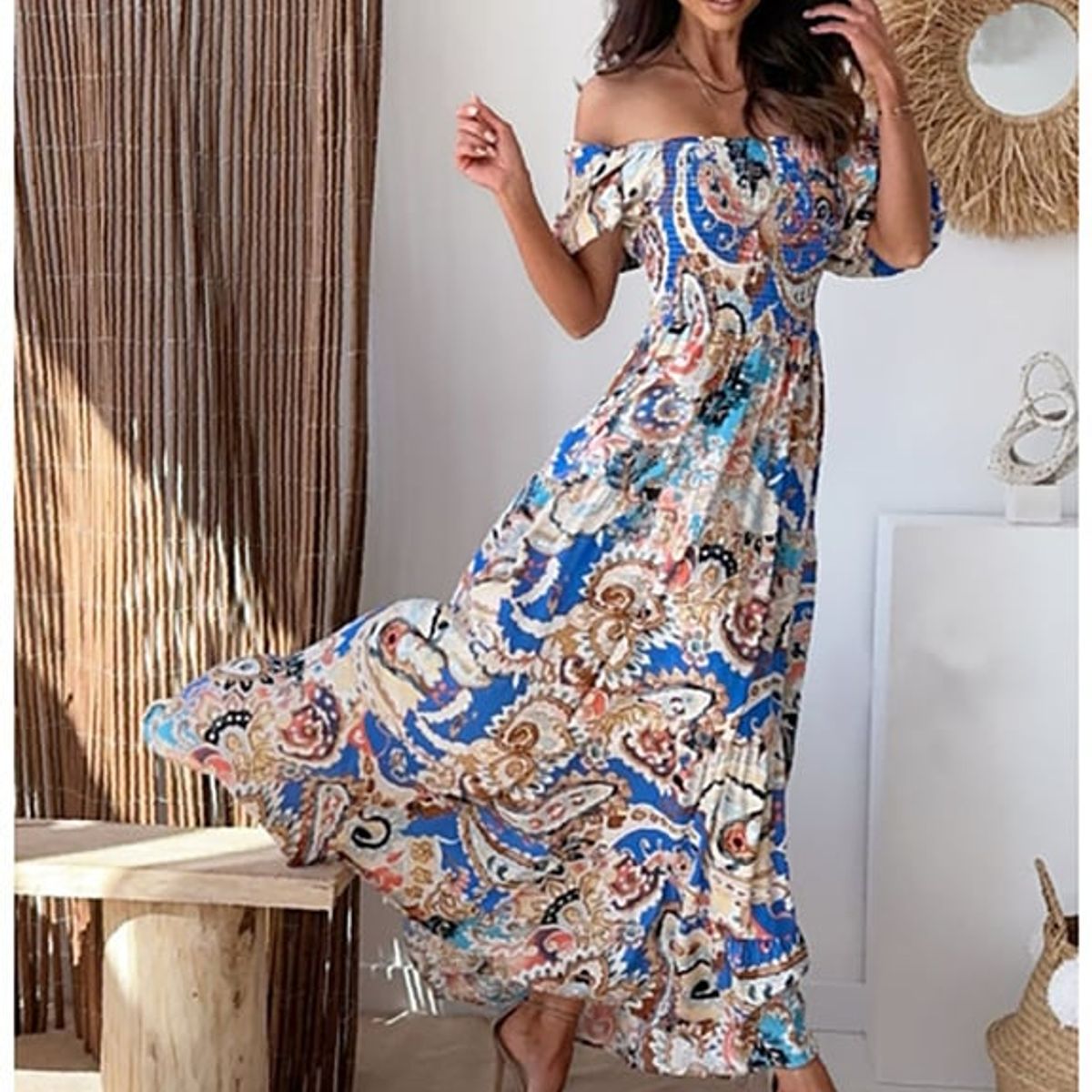 TIOZONEY - Vestido Largo Mujer