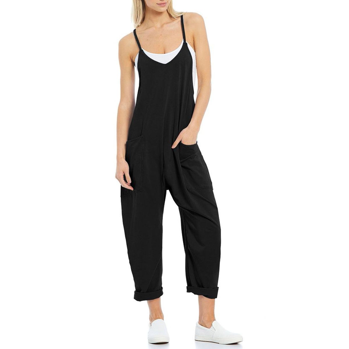 TIOZONEY - Mono Ancho con Tiras para Mujer