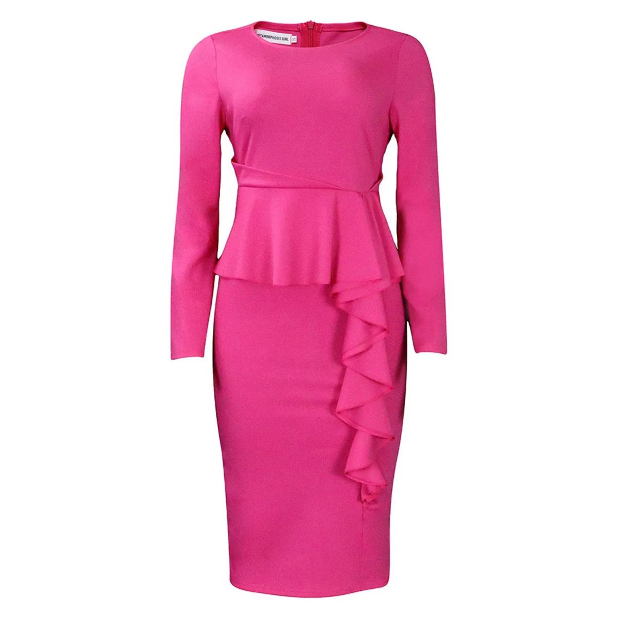 TIOZONEY - Vestidos lápiz para mujer de tallas grandes