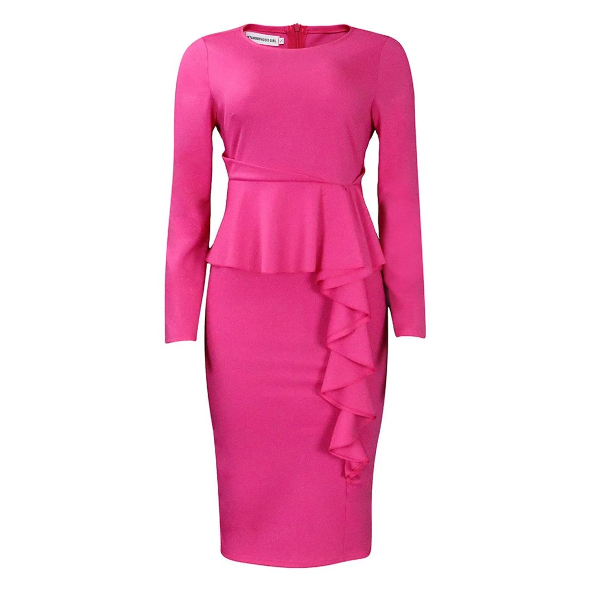 TIOZONEY - Vestidos lápiz para mujer de tallas grandes
