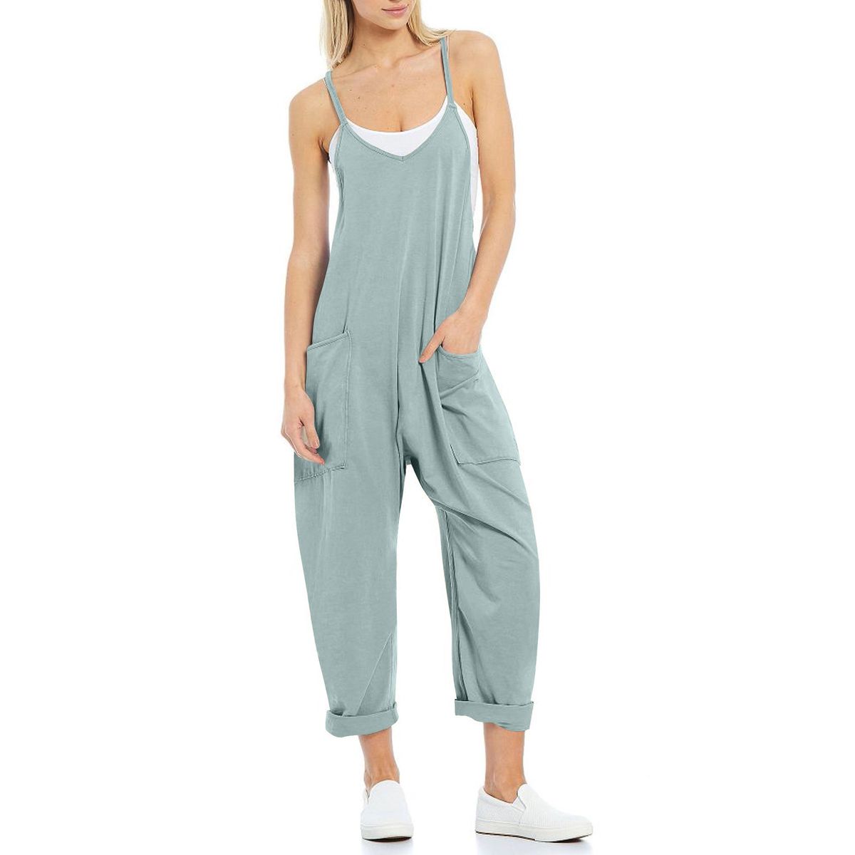 TIOZONEY - Mono Ancho con Tiras para Mujer