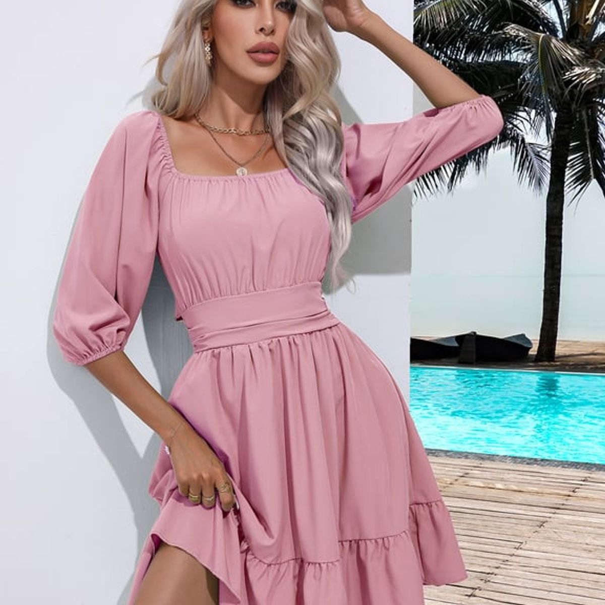 TIOZONEY - Vestido Mujer