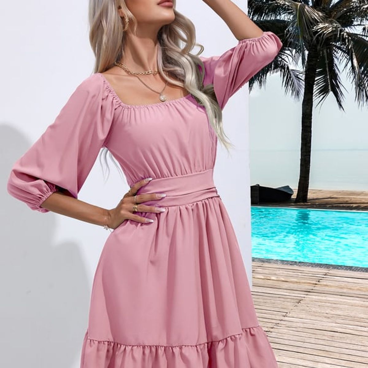 TIOZONEY - Vestido Mujer