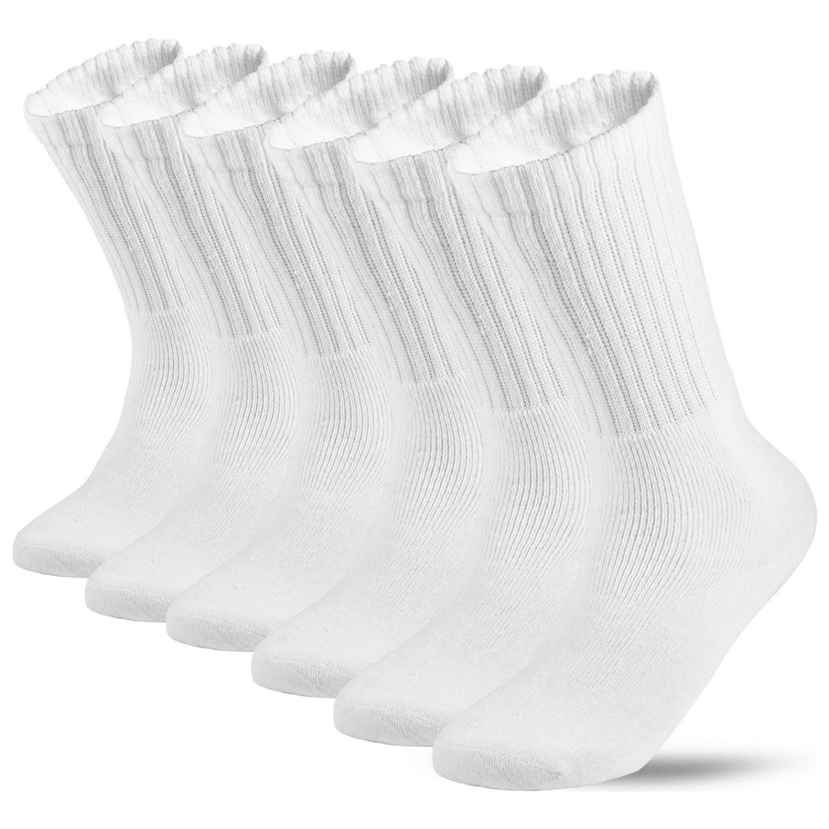 EINICIO - 6 Pares Calcetines Algodón Deporte Antisudor Transpirable