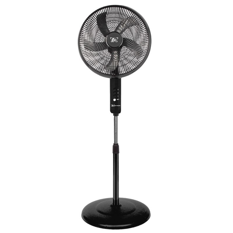 ELECTRON - Ventilador de pedestal 16 Electron 5 aspas BA-2511.