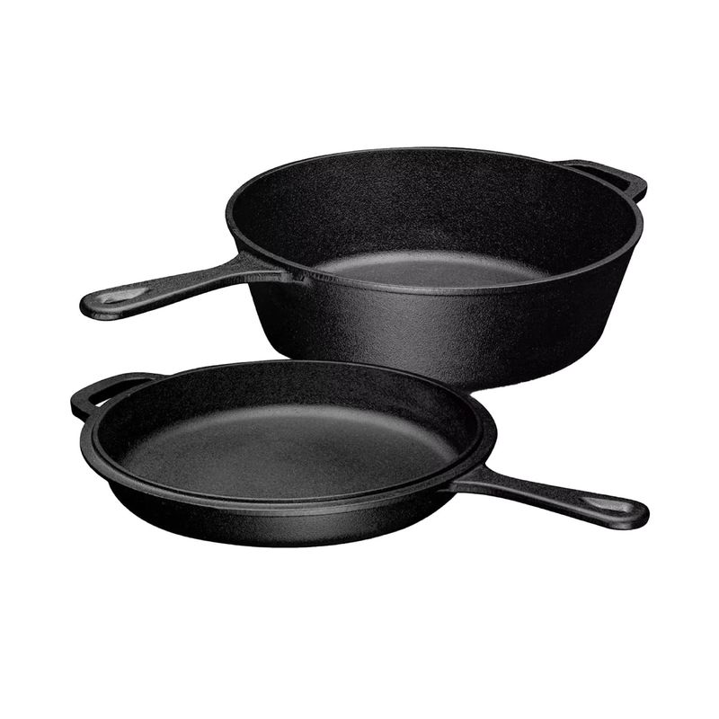 B FRESH - Pack De 2 Sartenes Hierro Fundido 26 Cm