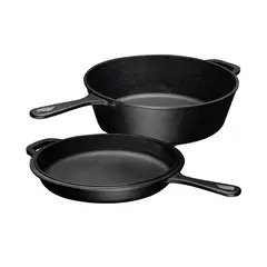 B FRESH - Pack De 2 Sartenes Hierro Fundido 26 Cm