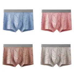 TIOZONEY - Pack De 4 Boxers Algodón Hombre