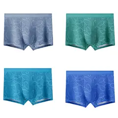TIOZONEY - Pack De 4 Boxers Algodón Hombre