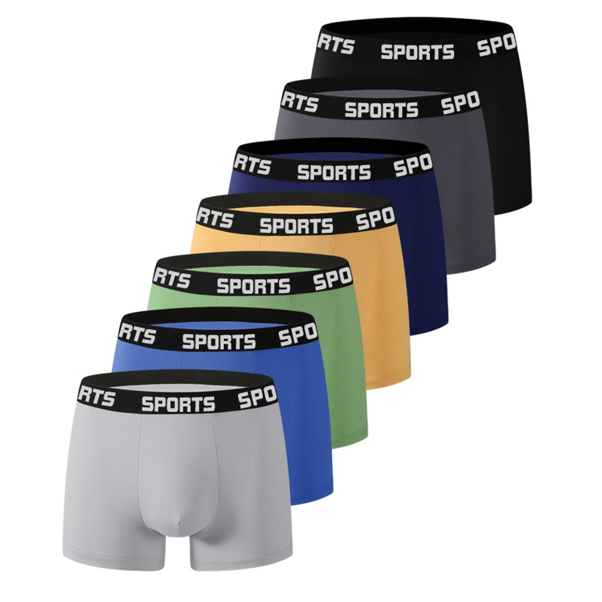 TIOZONEY - Pack De 7 Boxers Algodón Hombre