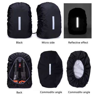 Imagen 2 del producto Cubre Mochila Cobertor Funda Impermeable Reflectante 40L