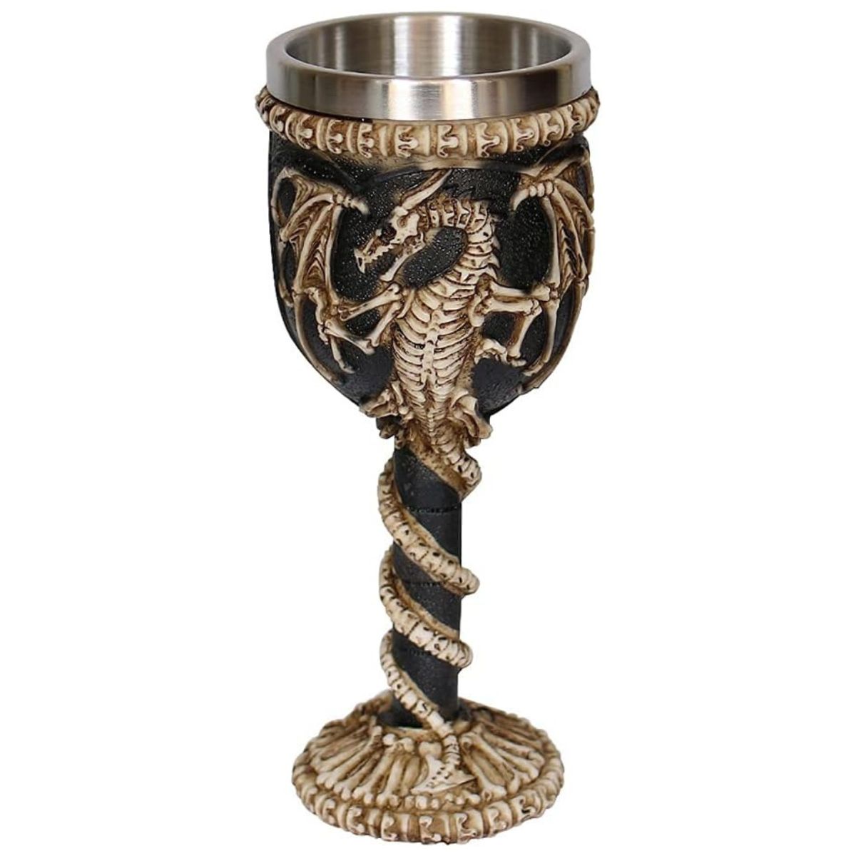 GENERICO - Copa Medieval Dragon de Hueso
