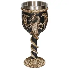 GENERICO - Copa Medieval Dragon de Hueso