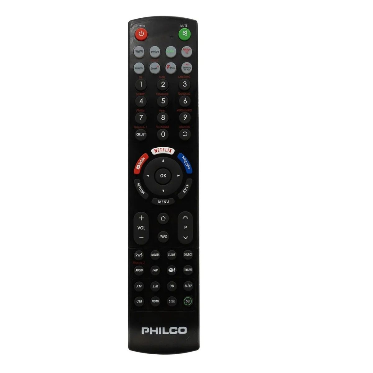 PHILCO - FRP3001 CONTROL REMOTO UNIVERSAL PARA TV