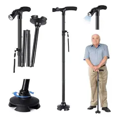 GENERICO - Bastones Para Adulto Mayor Bastón Plegable Ajustable