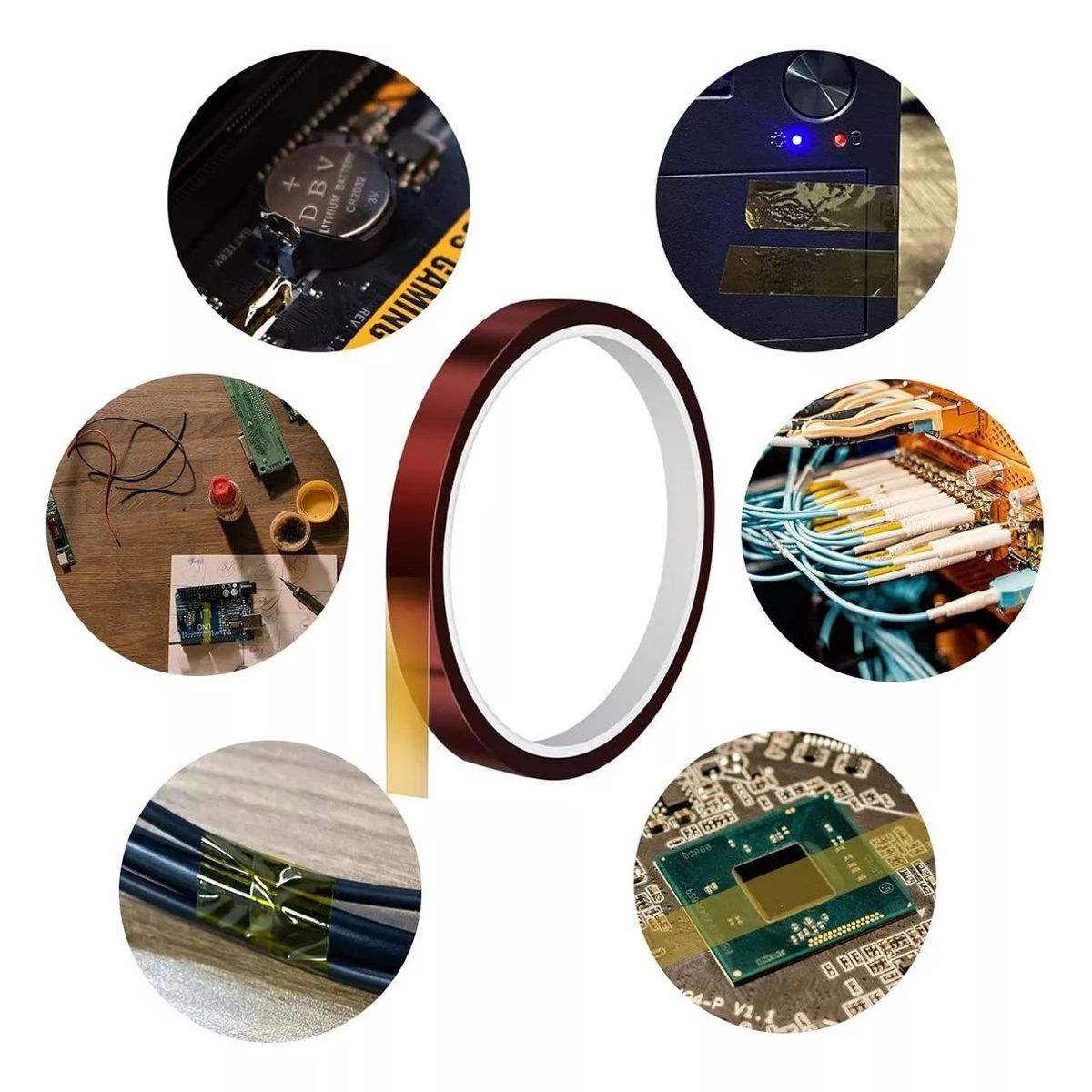 KUANGYE - 10 X Cinta Termica Sublimacion 5mm X 33 Metros