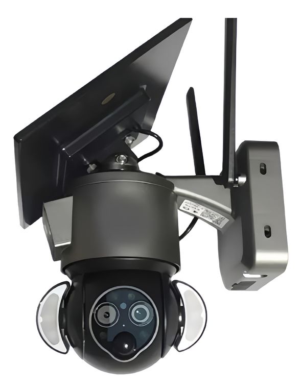 Cámara de Seguridad 4g Dual Lens Panel Solar 6mpx X12 Zoom 100% Autónoma