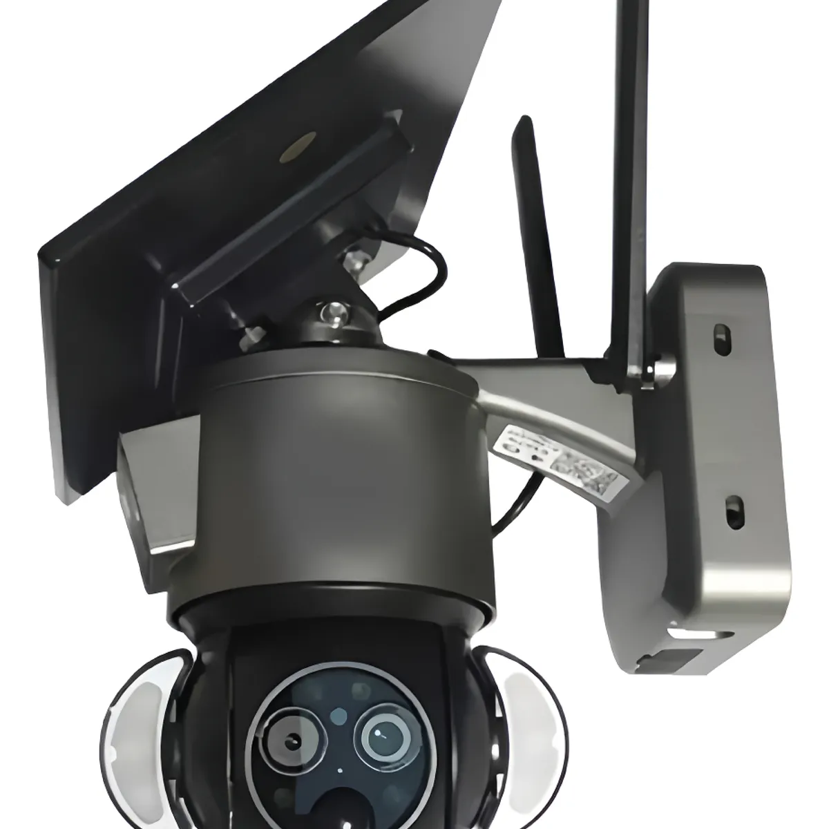 METEX - Cámara 4g Dual Lens Panel Solar 6mpx X12 Zoom 100% Autónoma