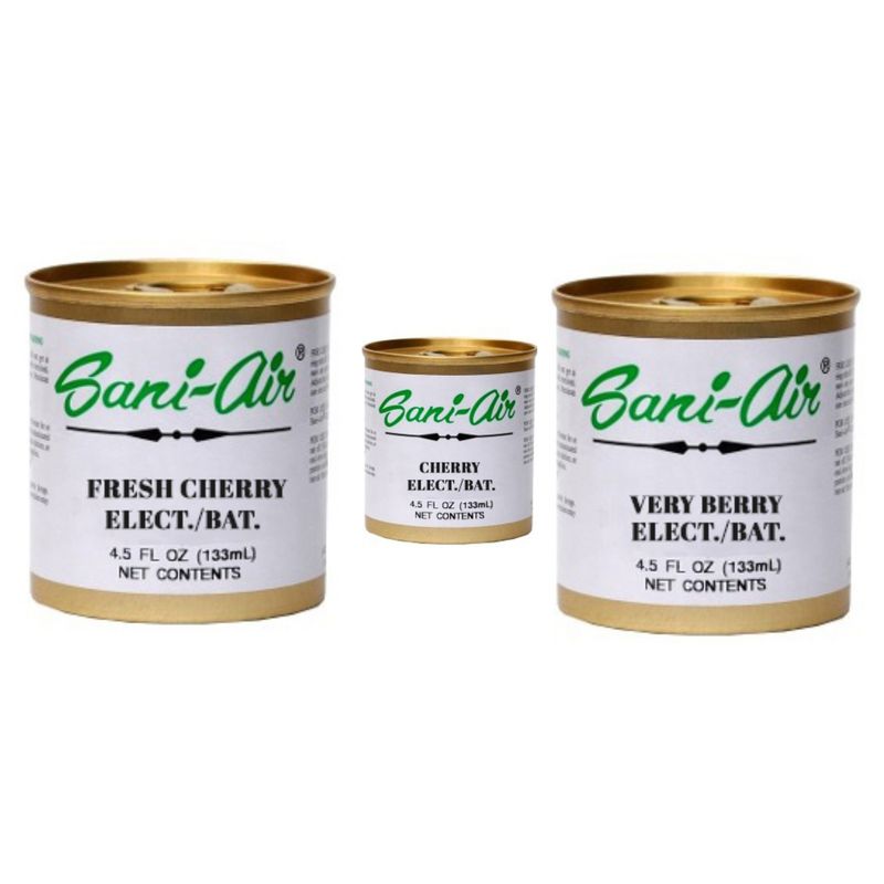GENERICO - SANI AIR PACK 3 LATAS  AROMÁTICAS AROMAS DULCES