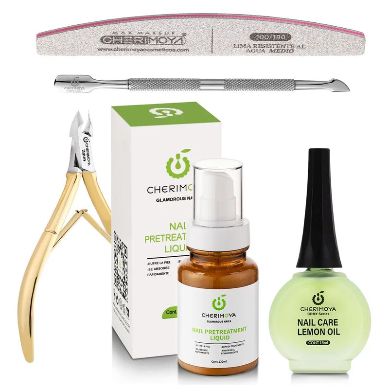 CHERIMOYA - Set De 6 Para Retirar La Cutícula De Las Uñas Cherimoya