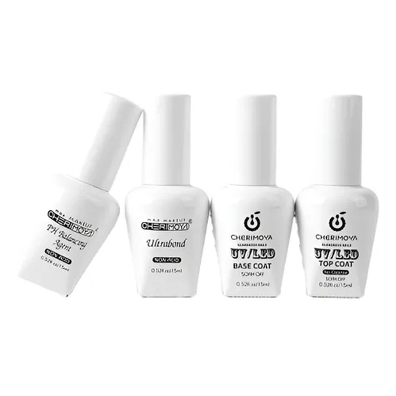 CHERIMOYA - Kit Top Coat Base Coat Ph Balancing Ultrabond 4pcs Cherimoya